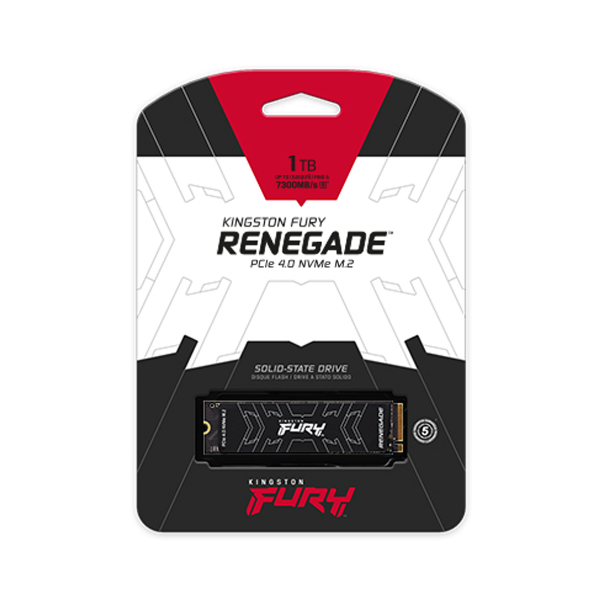 Kingston - Fury Renegade 1TB PCIe Gen 4.0 NVMe M.2 Up to