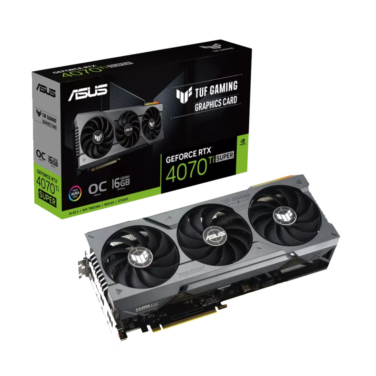 【中古美品】ASUS GeForce RTX4070 TUF Gaming ASUS GeForce RTX 4070 TUF Gaming OC TUF-RTX4070-O12G-GAMING B&H