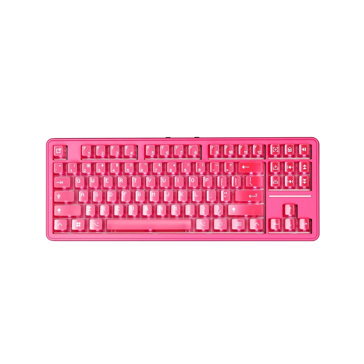 ATK A87 PRO Tri-Mode Wireless Mechanical Keyboard - Crystal Pink
