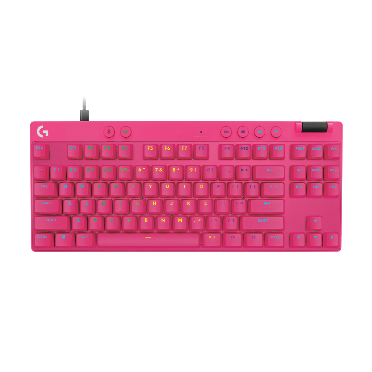 Logitech - G PRO X TKL Rapid Wired Gaming Keyboard with Magnetic