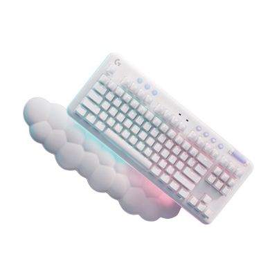LOGITECH G715 WIRELESS MECHANICAL GAMING KEYBOARD WITH LIGHTSYNC RGB Lightting And Lightspeed  Linear White